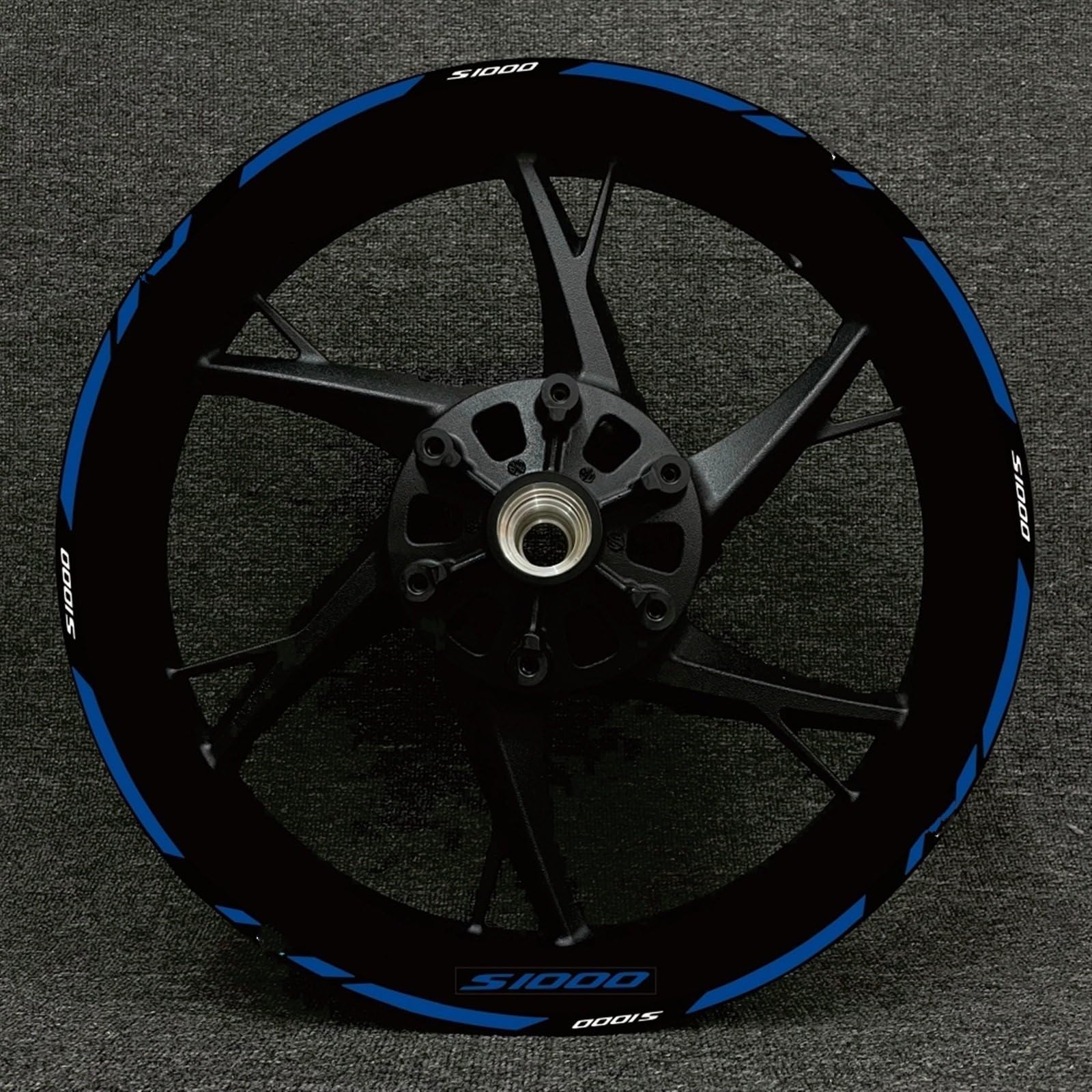 Motorcycle Wheel Sticker Rim Decal Hub Stripe Tape for BMW S1000XR S1000R 1000RR(Color16)