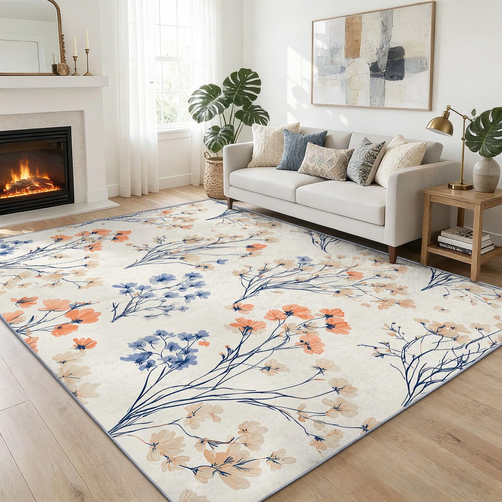 Tapis poils ras courts lavable et antidérapant pour un entretien sans effort