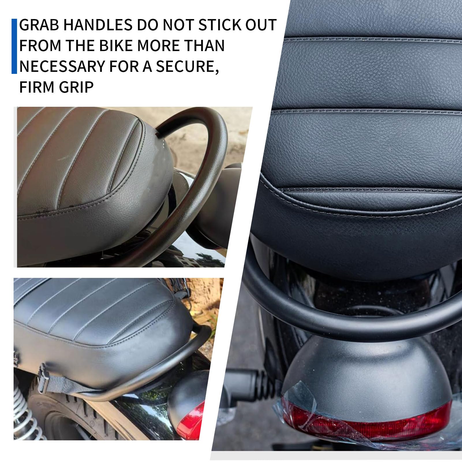 Motorrad Passagier Rücksitz Haltegriff Griff Sitz Armlehne Griff Gepäckträger fit for Tri&um&ph Street Twin 900 2016-2023 Speed Twin 900 Zubehör 2023-2024