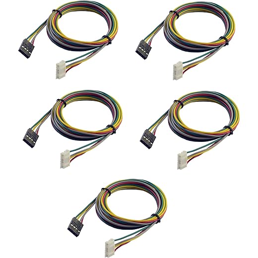 INVENTO 5pcs Nema 17 Connector 1mtr
