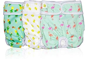 Pet Magasin Luxury Reusable Dog Diapers: The Ultimate Sanitary Solution for Female Pets