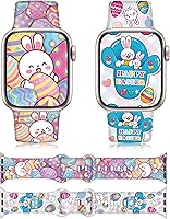 Vista 51 de Christmas Gift Compatible with Christmas Apple Watch Bands for Women 49mm 46mm 45mm 44mm 42mm, Soft Silicone Santa Claus for Apple Watch Ultra 3