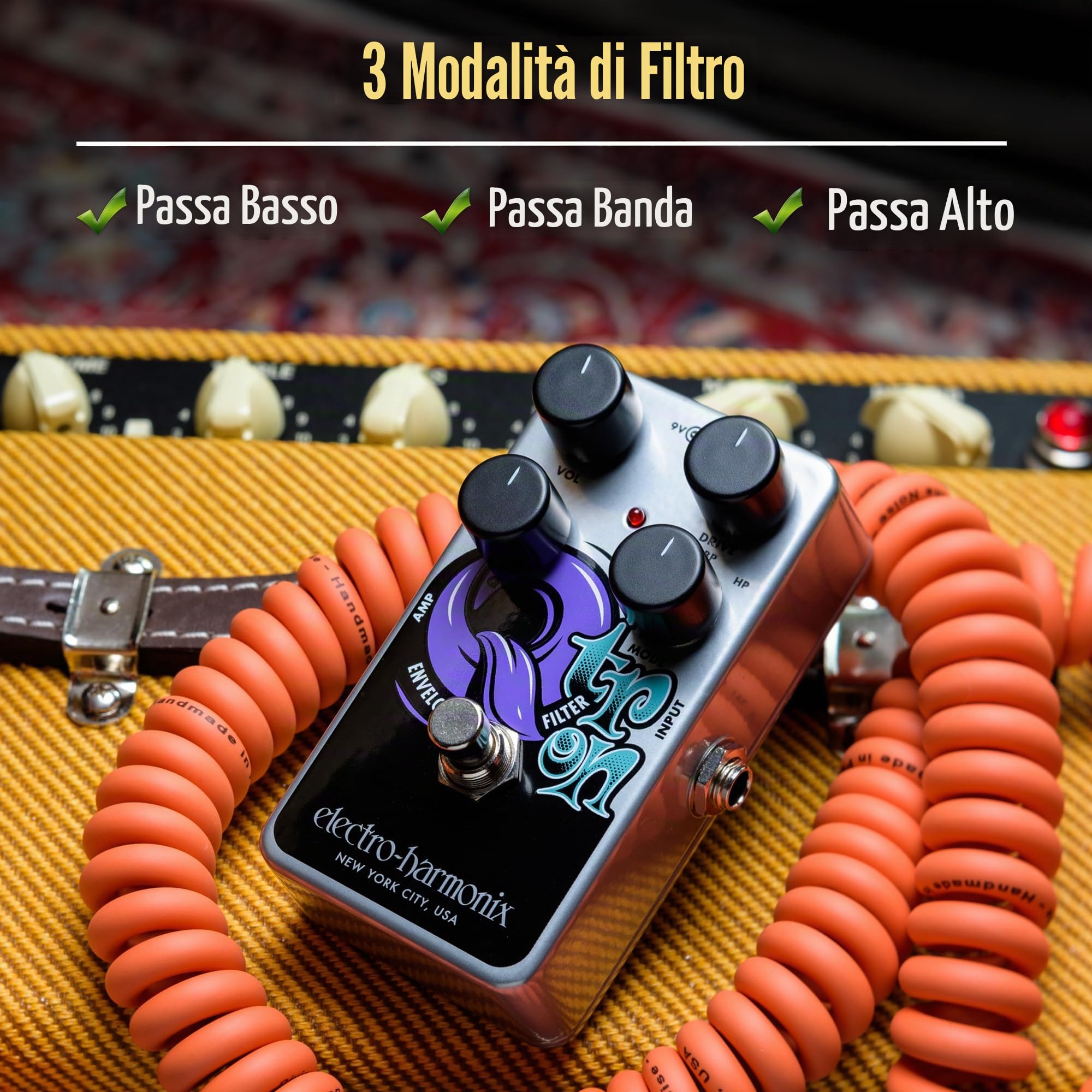 Electro Harmonix - Pedale analogico per chitarra, con filtro