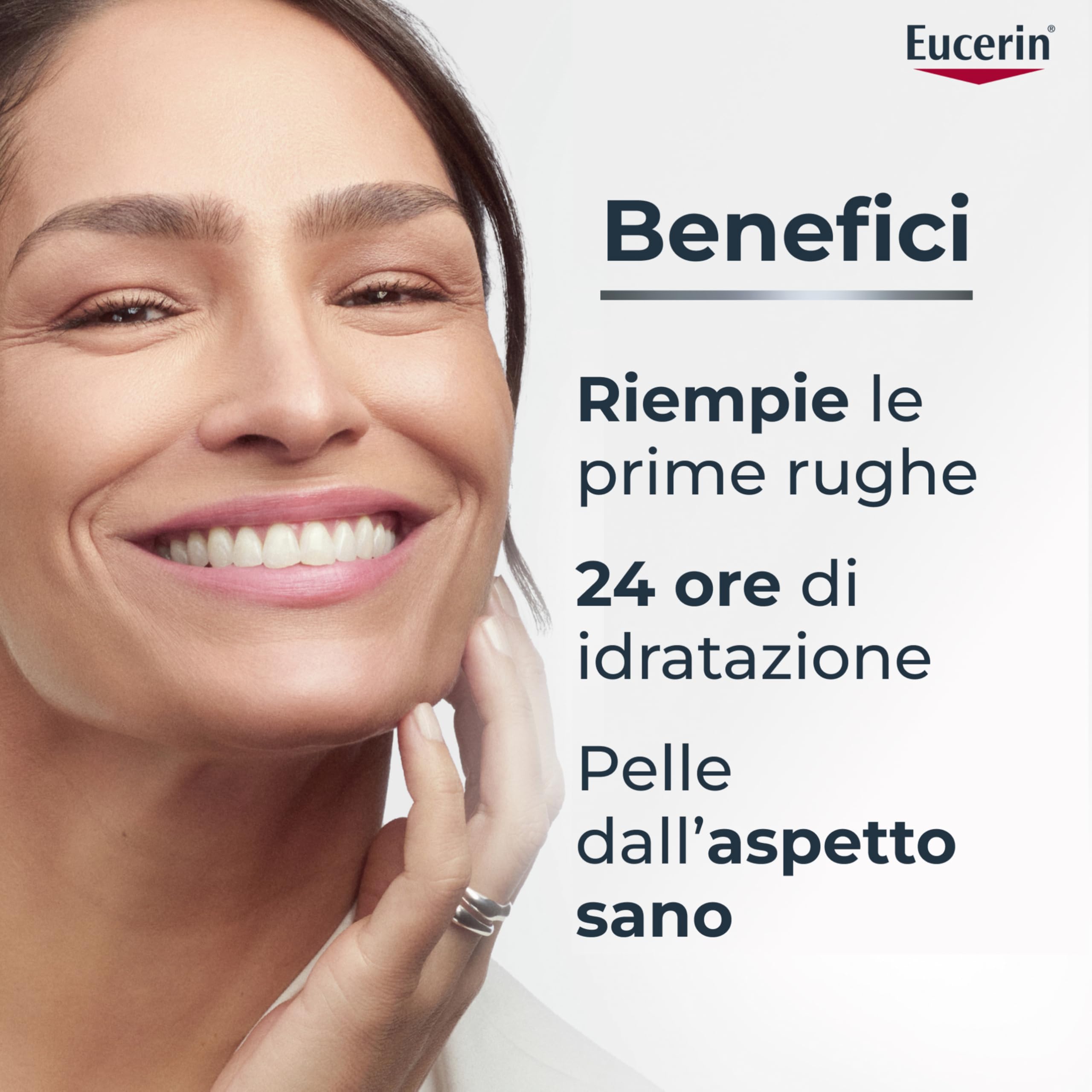 Eucerin Hyaluron-Filler Booster Idratante 30 ml, Siero idratante viso ultra leggero e rinfrescante, Siero viso Acido Ialuronico e Glicerina, Formula in gel-crema per tutti i tipi di pelle