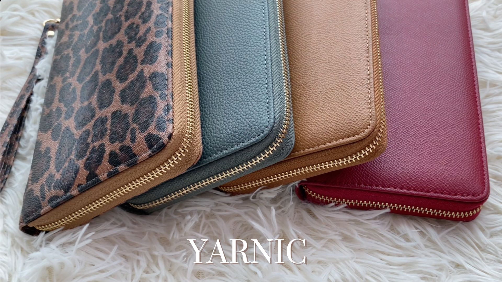 Yarnic Women's RFID Wristlet Wallet - Light Blue, Large Capacity, PU Leather, Zipper Closure, Credit Card Holder & Coin Purse - View #13