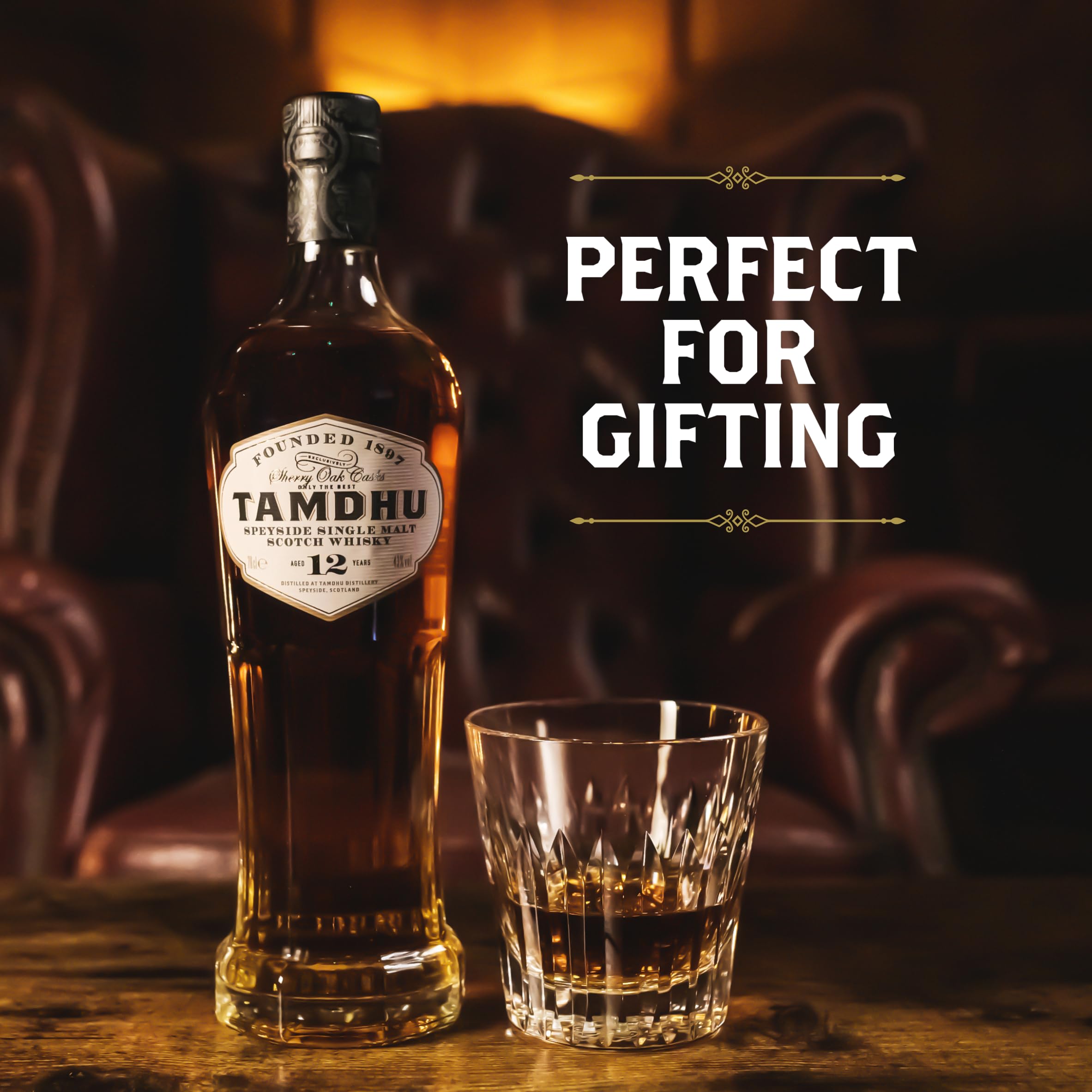 Tamdhu 12 Years Old Speyside Single Malt Scotch Whisky 43% Vol. 0,7l in Giftbox