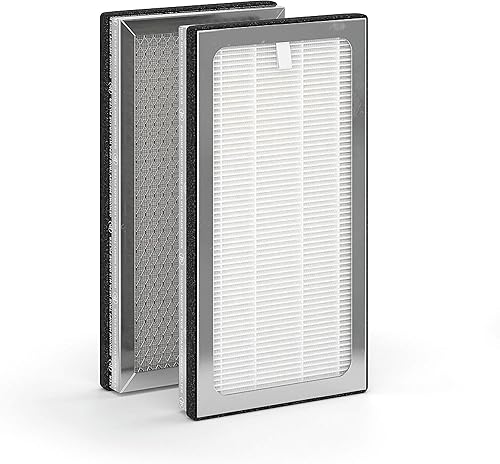 Medify Air MA-15 Filtro de repuesto genuino  para alérgenos, humo de incendios forestales, polvo, olores, polen, caspa de mascotas  3 en 1 con