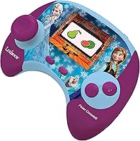 Vista 2 de Lexibook - Disney Frozen - Consola de Poder, Consola de Juegos Educativos Bilingüe Español/Inglés con 100 Actividades, JCG100FZi2