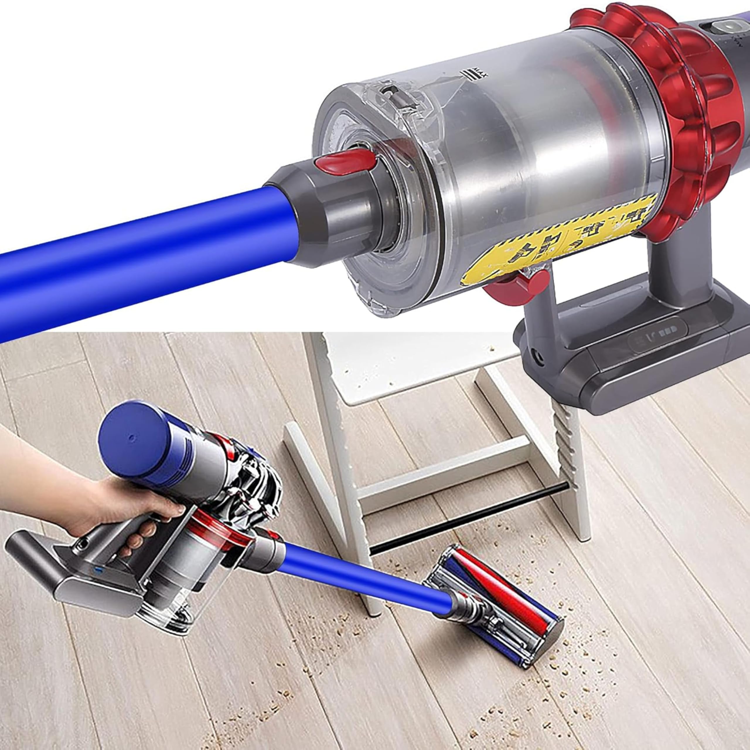 Asta Di Prolunga In Metallo Per Dyson V7 V8 V10 V11 – Tubo Pieghevole Compatibile, Ricambio Leggero