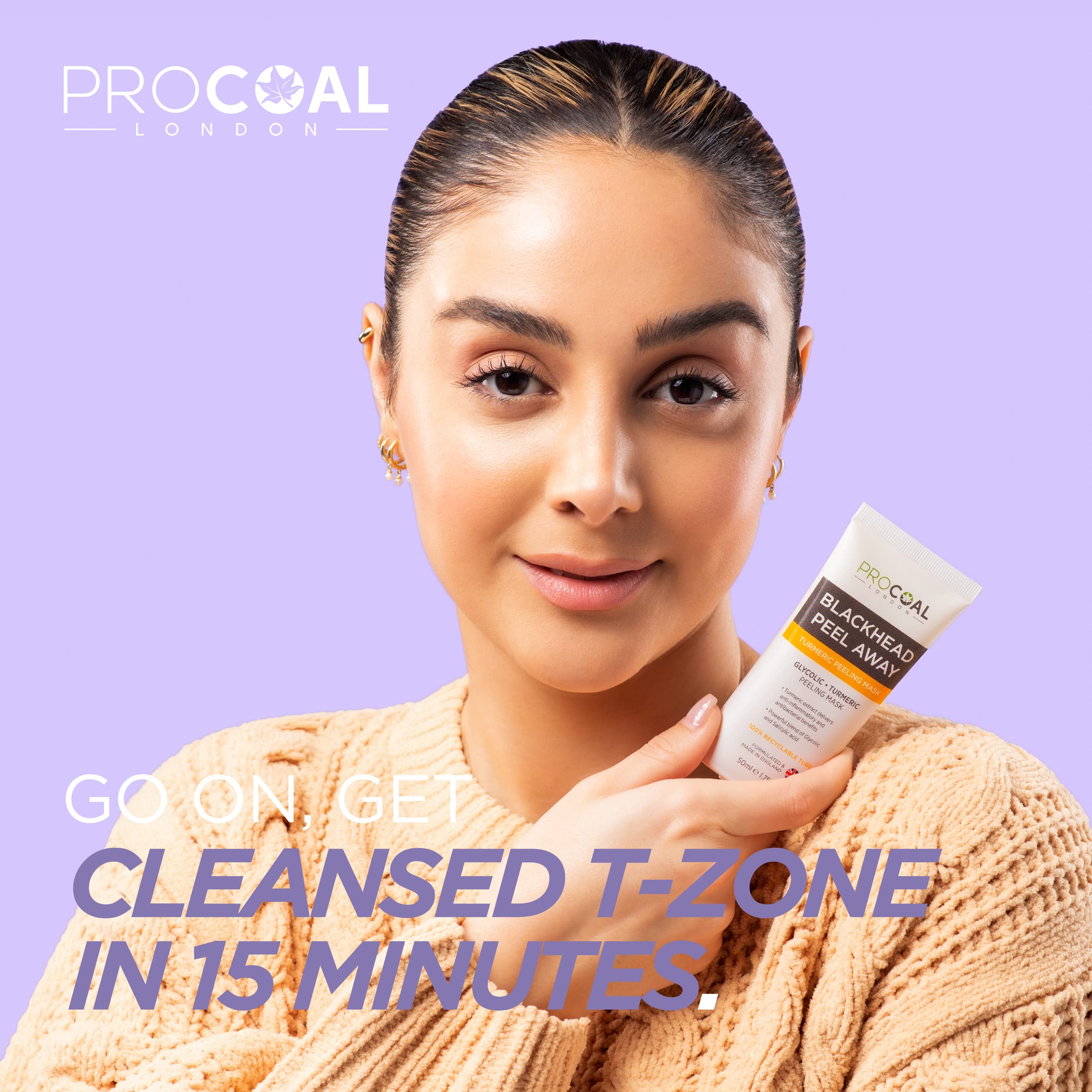 Blackhead Remover Mask, Glycolic, Turmeric Peel Off Face Masks by