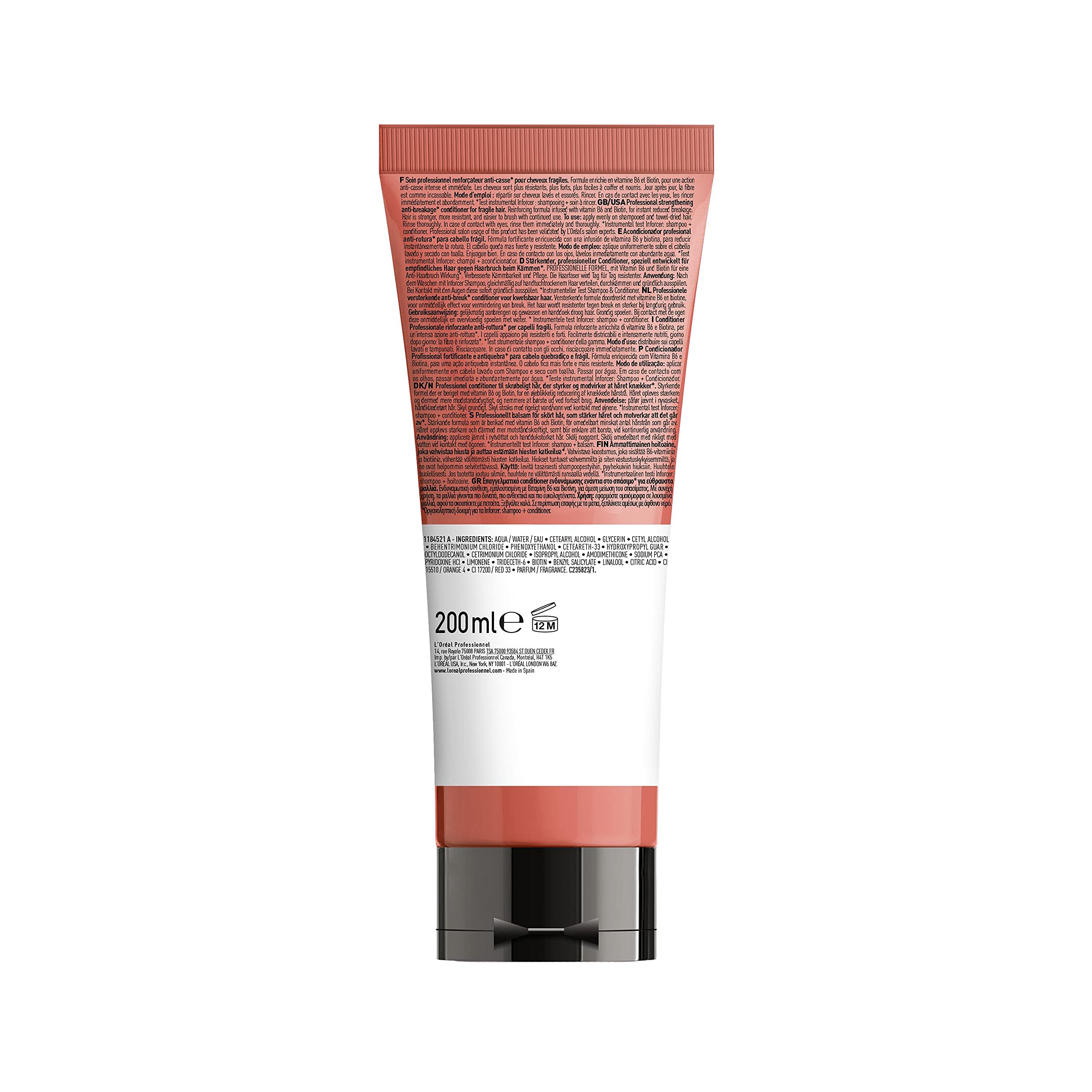 L'Oréal Professionnel Stärkende Spülung für trockenes und brüchiges Haar, Mit Vitamin B6 und Biotin, Serie Expert, Inforcer Conditioner