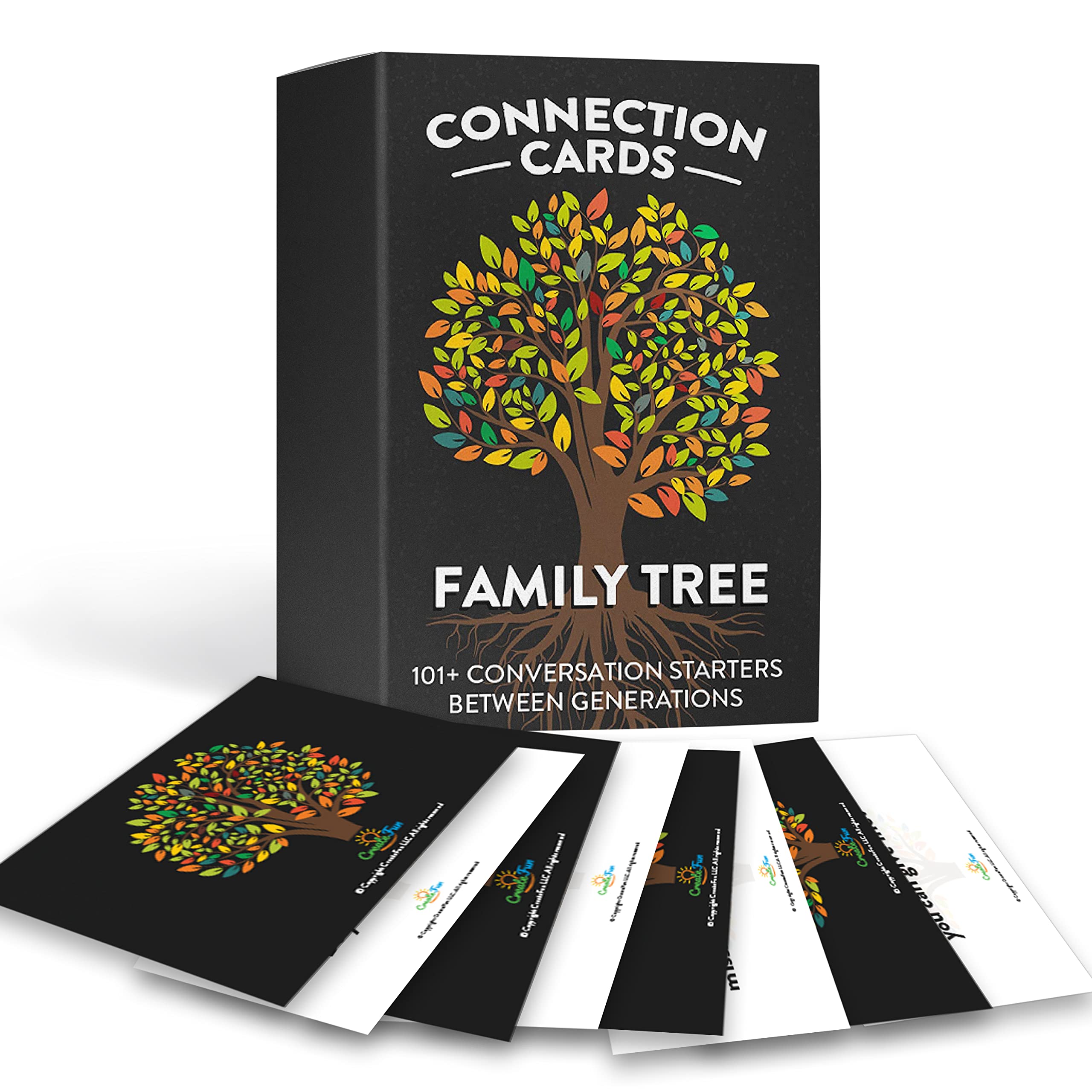 Family Tree Connection Cards - 101 Family Conversation Starters for a Deeper Connection - Engaging Family Time Conversation Starters to Get to Know Your Family History