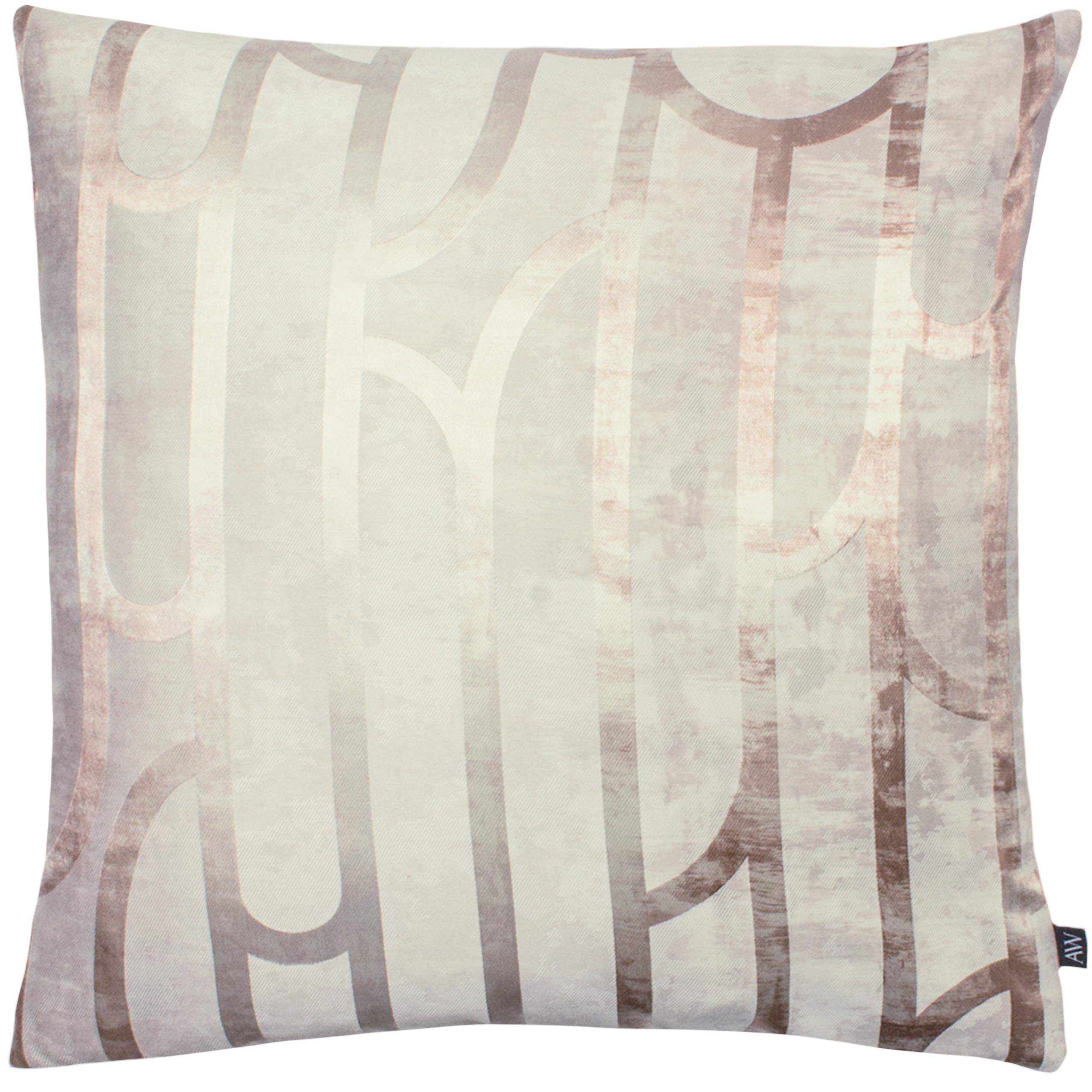 Ashley Wilde Meyer Feather Filled Cushion, Quartz/Powder, 50 x 50cm