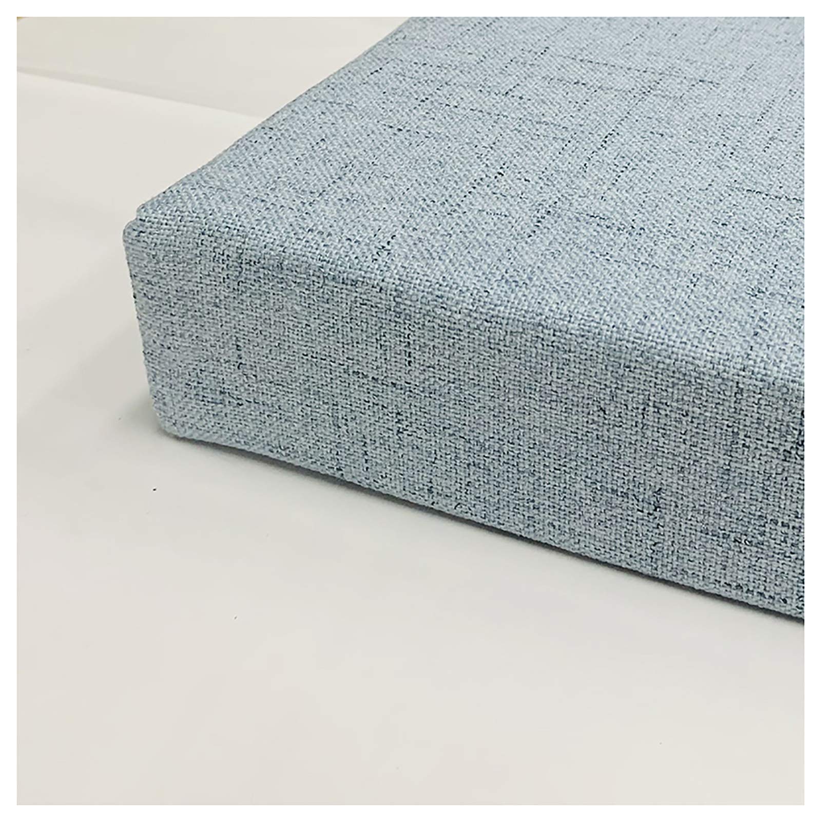 Coussin pour banc de jardin bleu gris 200x35x20cm confortable