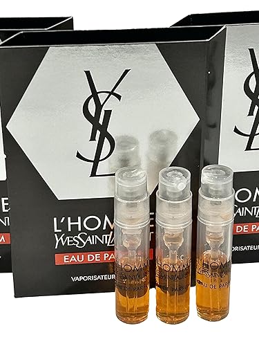 Miniatura 2 de YVES SAINT LAURENT Perfume de muestra MEN YSL Men Muestra Perfume L'Homme EDP Spray Tamaño de prueba Frascos parcialmente llenos 0.0 fl oz  0.04 fl