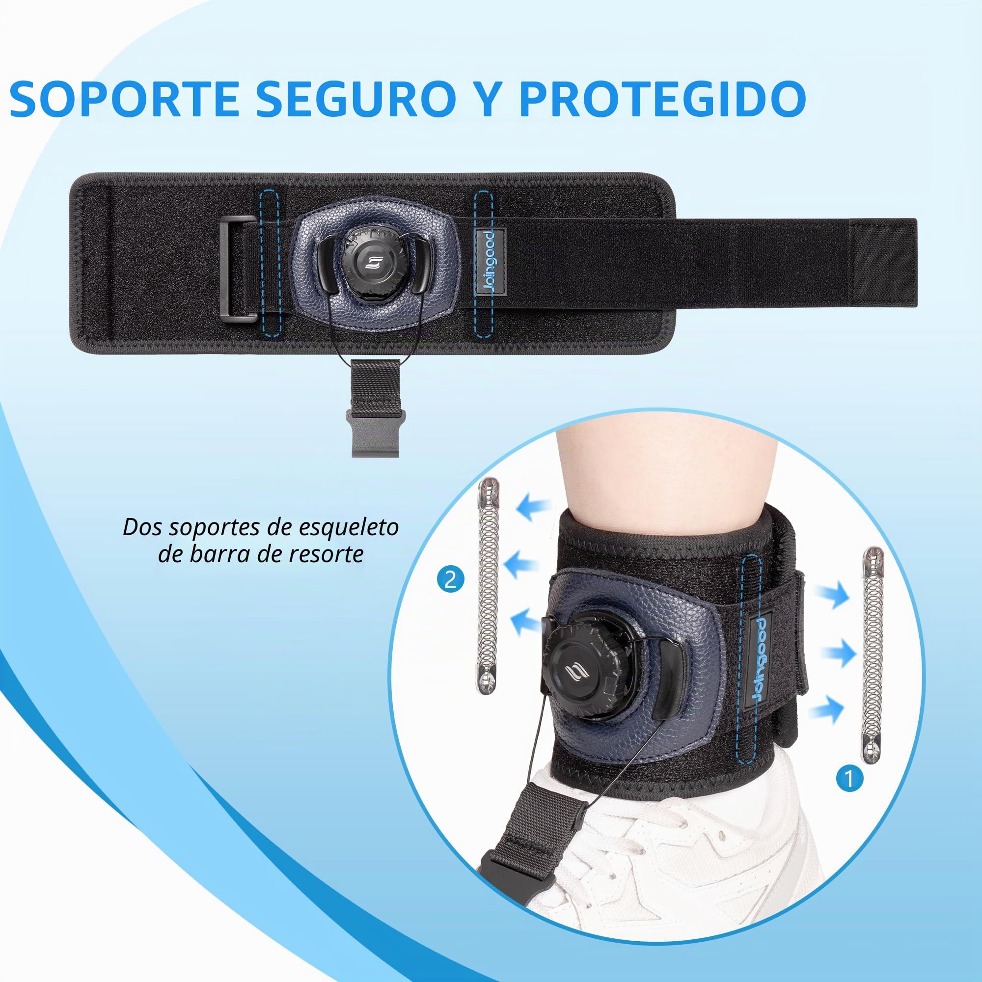 Soporte Caída de Pie Para Caminar con Zapatos con Pomo,Ferula Soporte Para Pie Caido Hacia arriba Ayuda a Levantar Zapatos,Pie Caido Ferula pie Dorsiflexionado,Accidente Cerebrovascular(S/M)