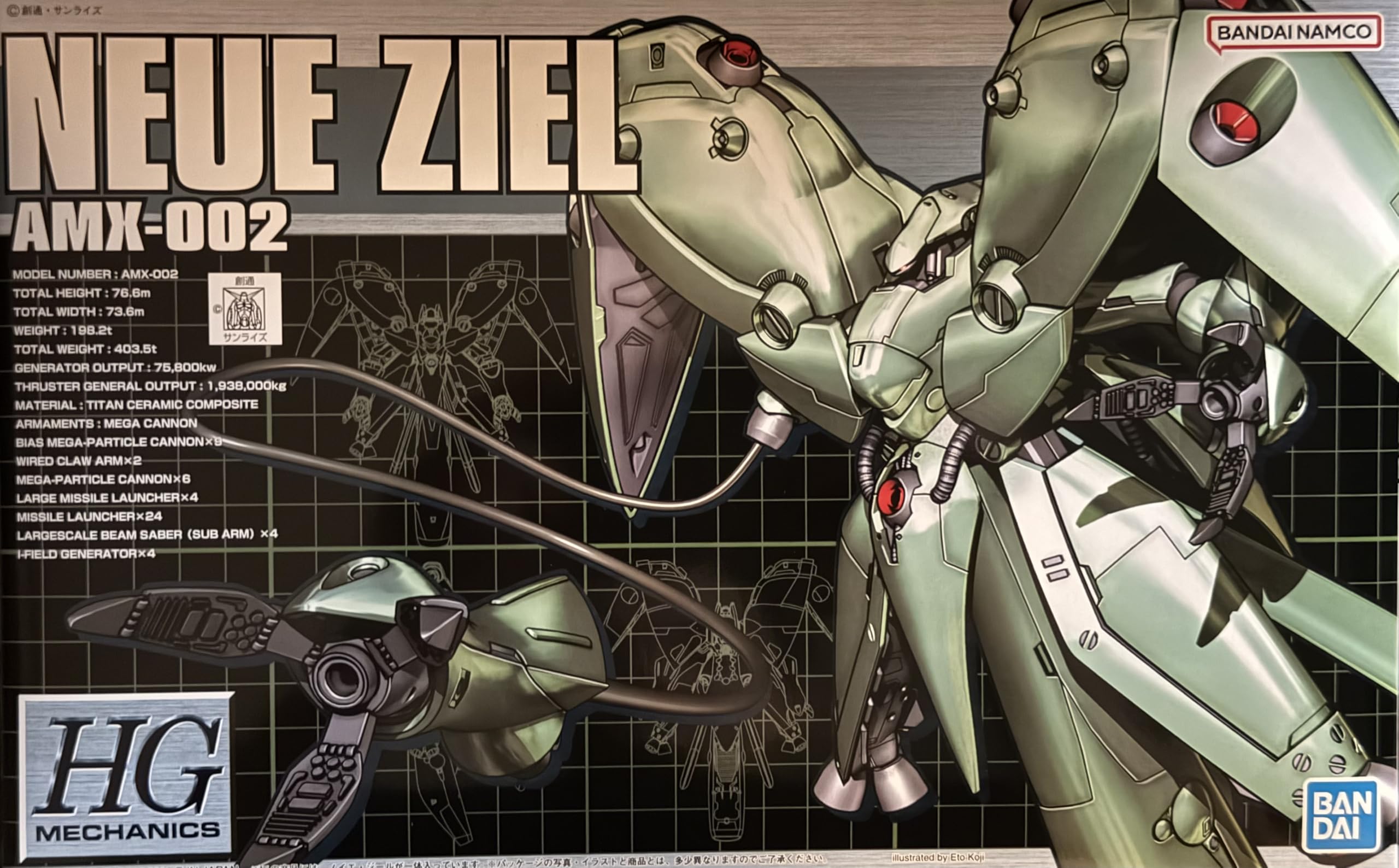 Amazon | HG 1/550 AMX-002 ノイエ・ジール 機動戦士ガンダム0083