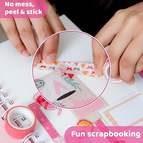 Miniatura 6 de jackinthebox Diario de bricolaje para niñas de 8 a 12 años  242 piezas  Kit de álbum de recortes  Regalos para niñas adolescentes  Kit de diario