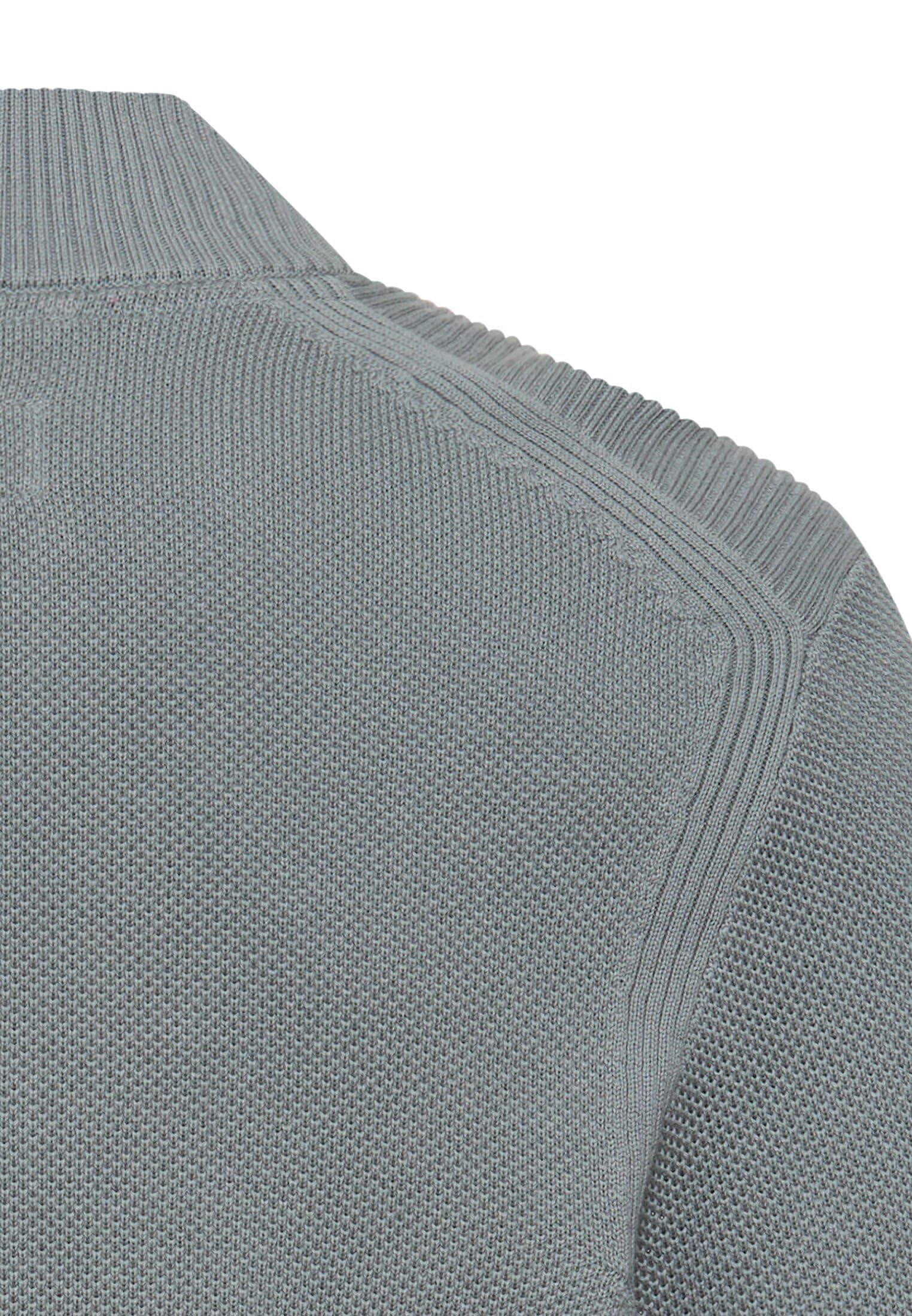 camel active Strickjacke mit Stehkragen