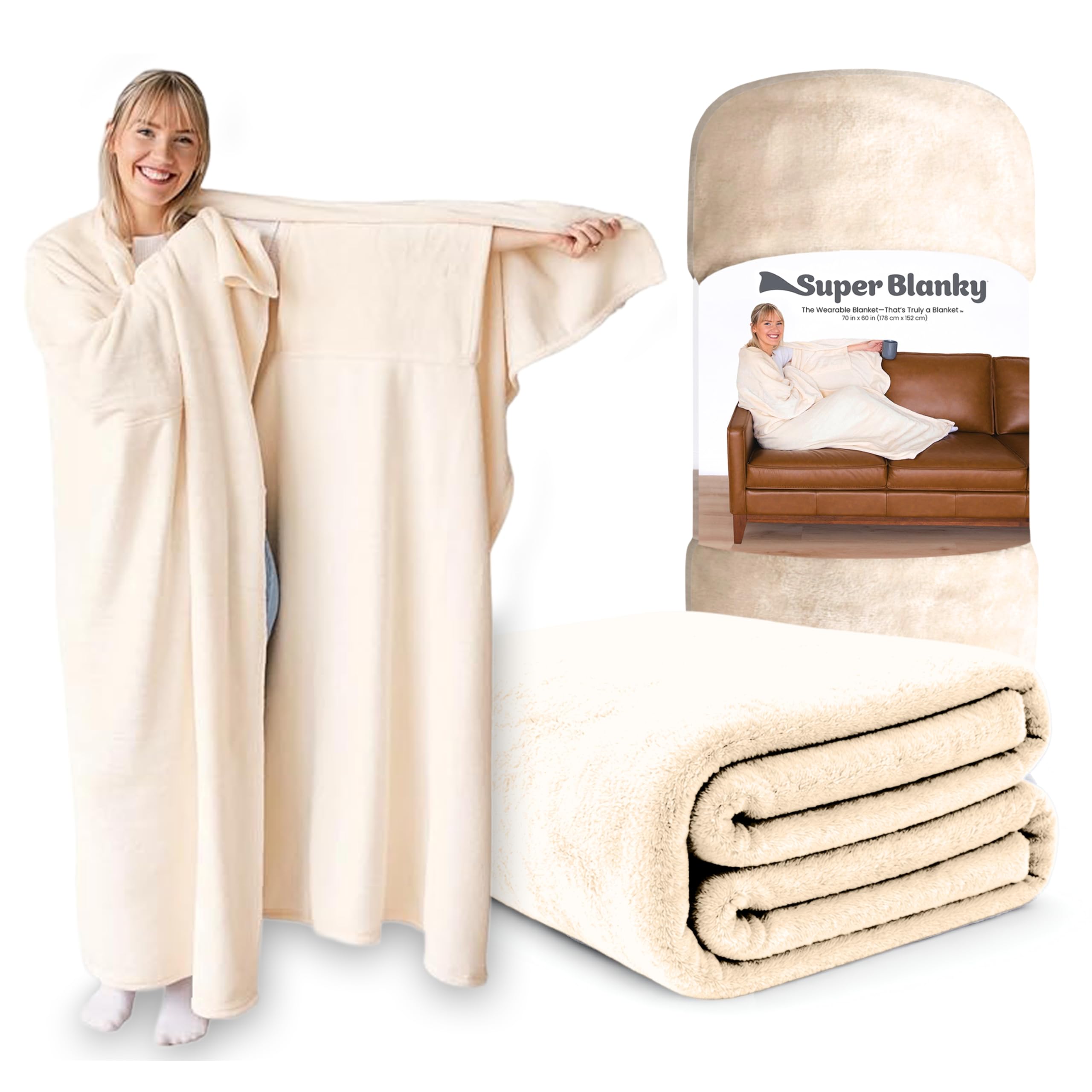 Wearable Blankets for Women, Adult Wearable Blanket Men, Mother's Day Gifts for Her, Wife Birthday Gift Ideas