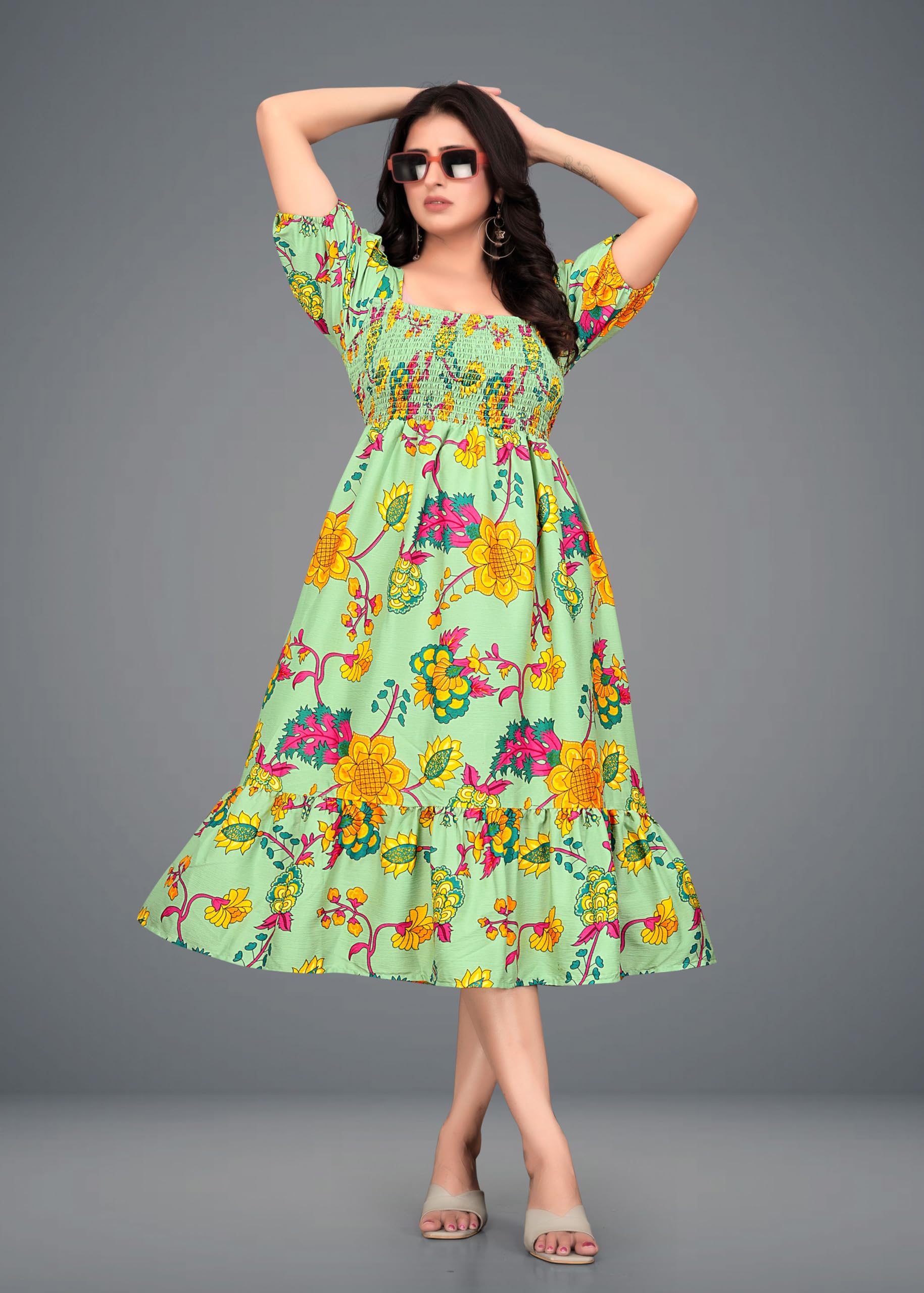 Women A-line Multicolor Dress_Group 7-image-12