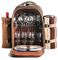 Algopix Similar Product 13 - Hap Tim Picnic Backpack Bag for 4