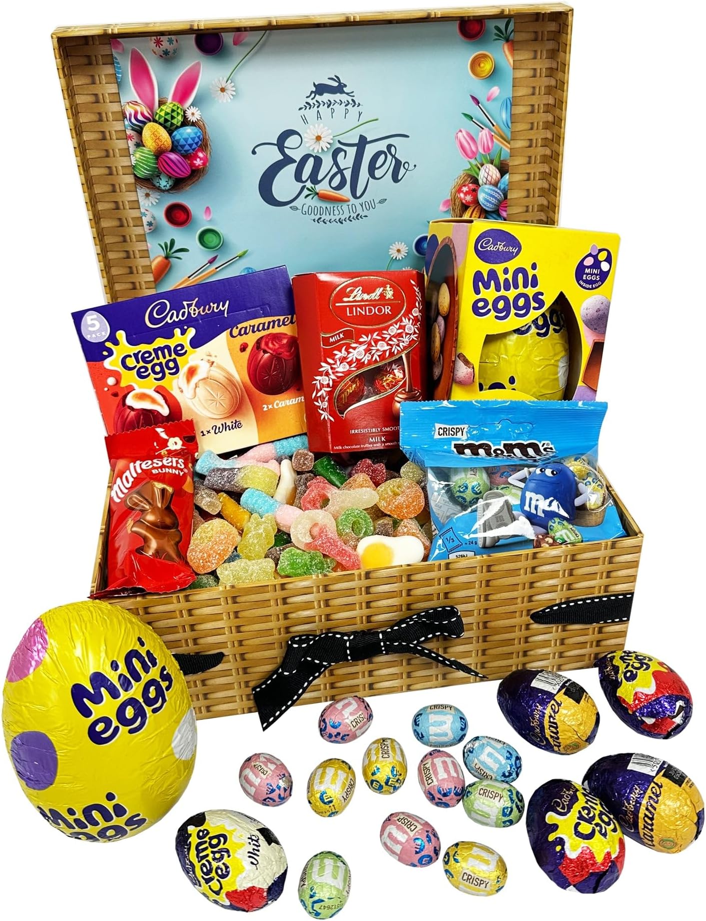 Easter egg Chocolate gift with Crème eggs Truffles Pick n mix Sweets Bunny Ideal for Easter gifts