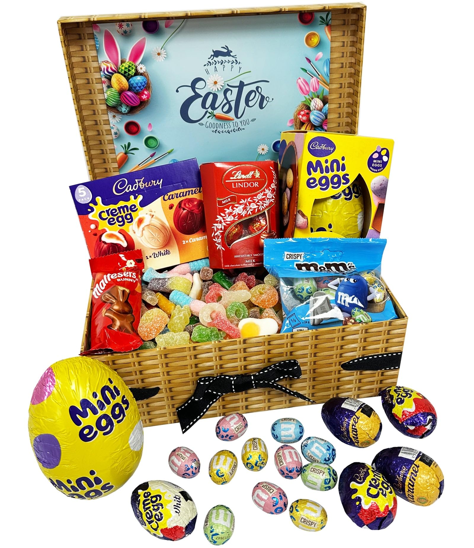Easter egg Chocolate gift with Crème eggs Truffles Pick n mix Sweets Bunny Ideal for Easter gifts
