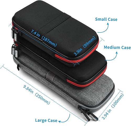 Miniatura 6 de Funda rígida de viaje para EkristLanLuk cargador portátil Power Bank de 25800 mAh, estuche de banco de energía para Anker PowerCore 10000mAh,