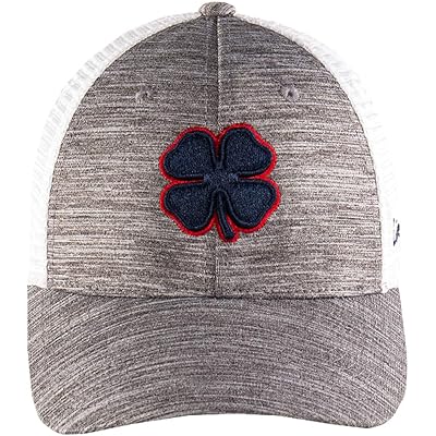 Black Clover Perfect Luck 1 Hat navy clover/red trim/grey/white