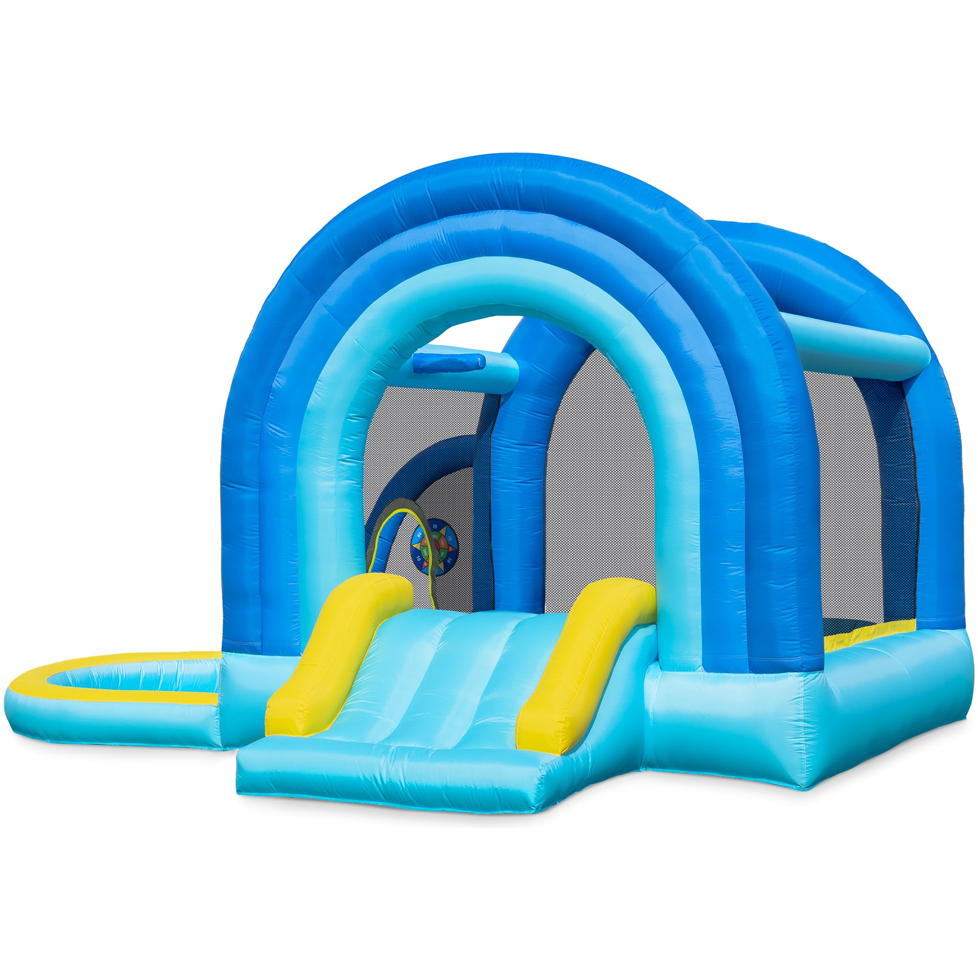 Photo 1 of Outfunny Inflatable Bounce House for Big Kids 3-12 Year w/Ball Pit, Outdoor
