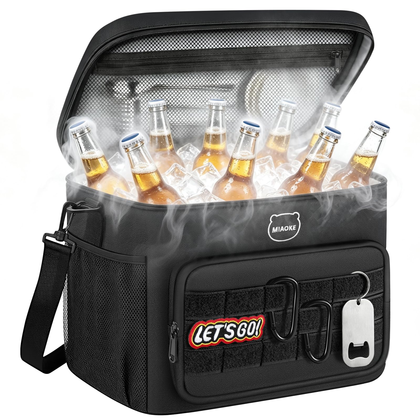 Tactical Lunch Box for Men,Insulated Cold/Fresh For 6-10 Hours-Black