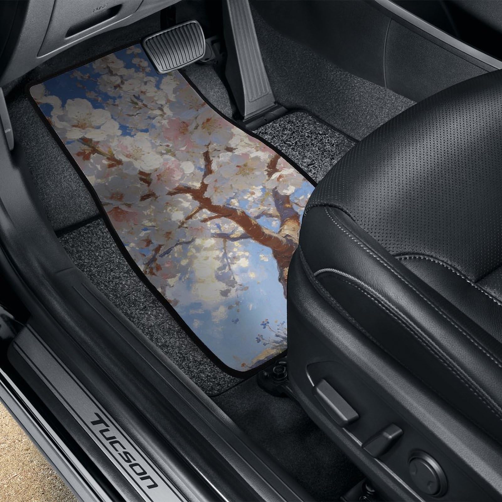 4 tappetini per auto, resistenti, antiscivolo, facili da pulire, adatti per la maggior parte delle auto, per tutte le stagioni, universali, adatti per SUV, berline e camion