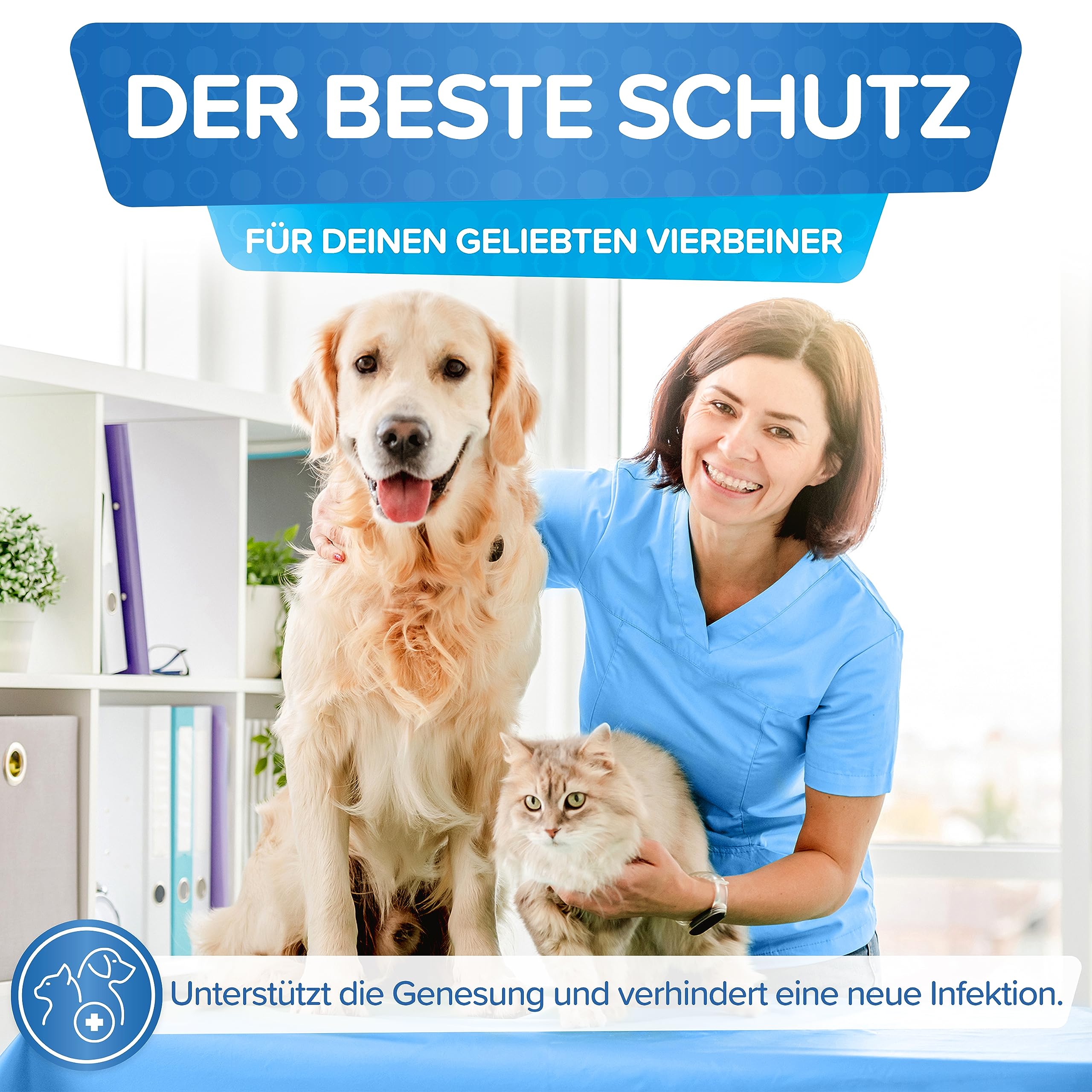 Patronus Giardien-Wischkonzentrat für Haustiere zur Desinfektion von Fußböden - 2 Liter Desinfektionsmittel zur Reinigung von Oberflächen gegen Giardien, Viren, Bakterien & Pilze