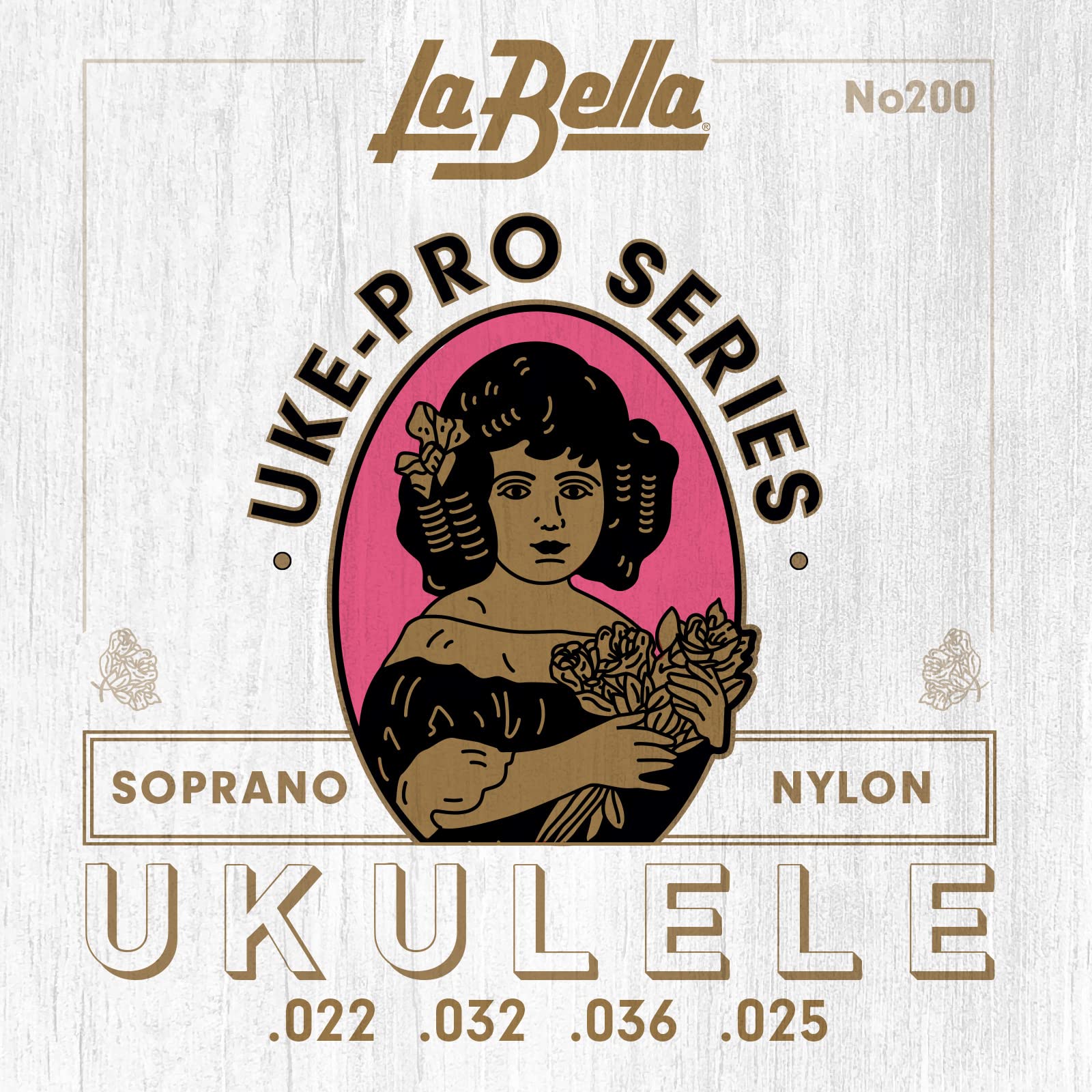 La Bella 200 Uke-Pro Soprano Nylon Ukulele Guitar String 22-25