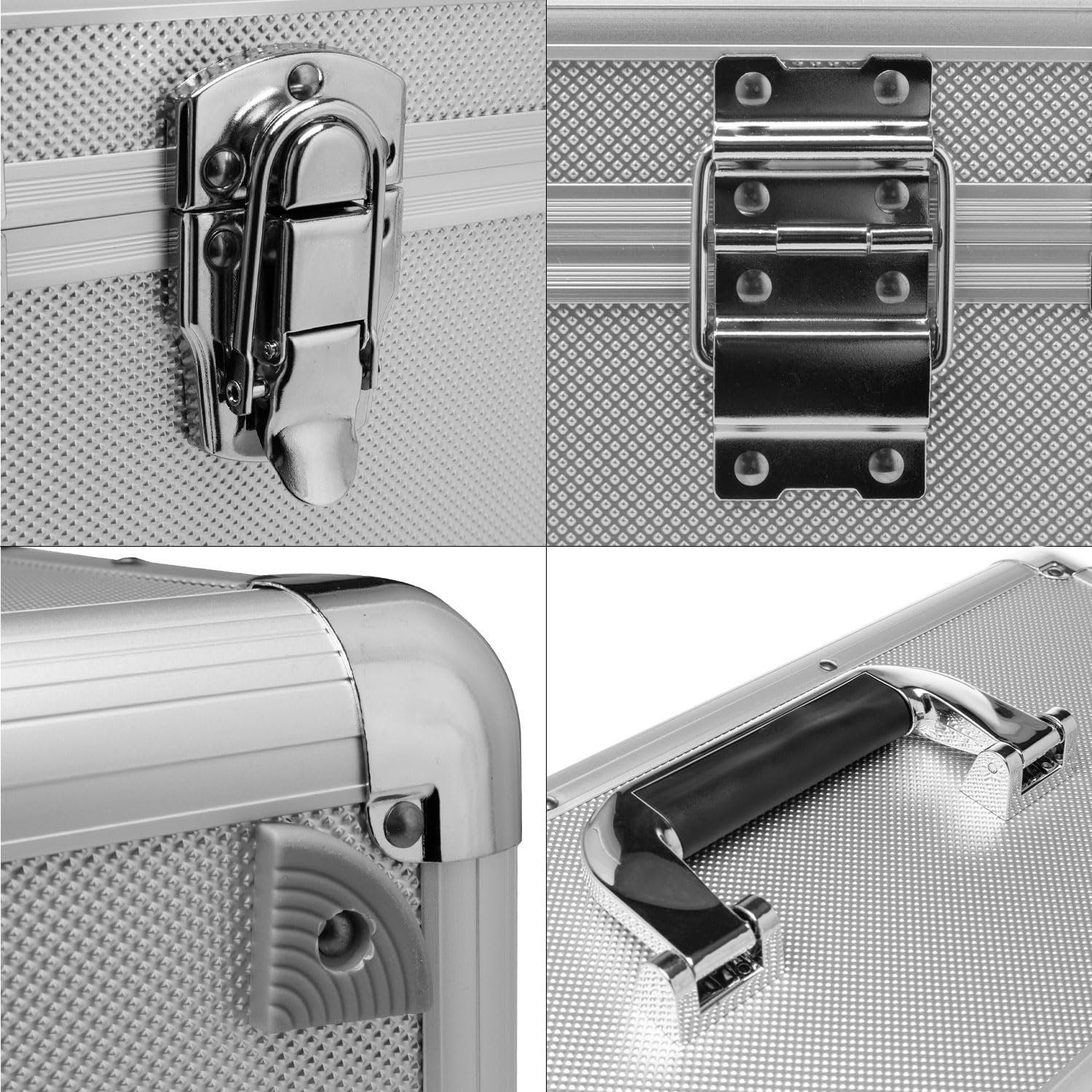 anndora® Werkzeugkoffer leer - silber