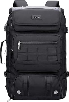 PIJUSHI Travel Backpack for Women Carry on Luggage Backpack Airline Approved Duffle Bag Rucksack with Shoe CompartmentPE048 Black