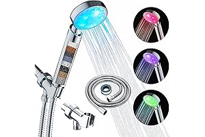 Led Light Shower Head with Bluetooth Speaker