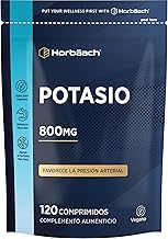 Pure Potassium | High Potency Natural Sports Supplement | Vegan Friendly | 120 Tablets | Horbaach