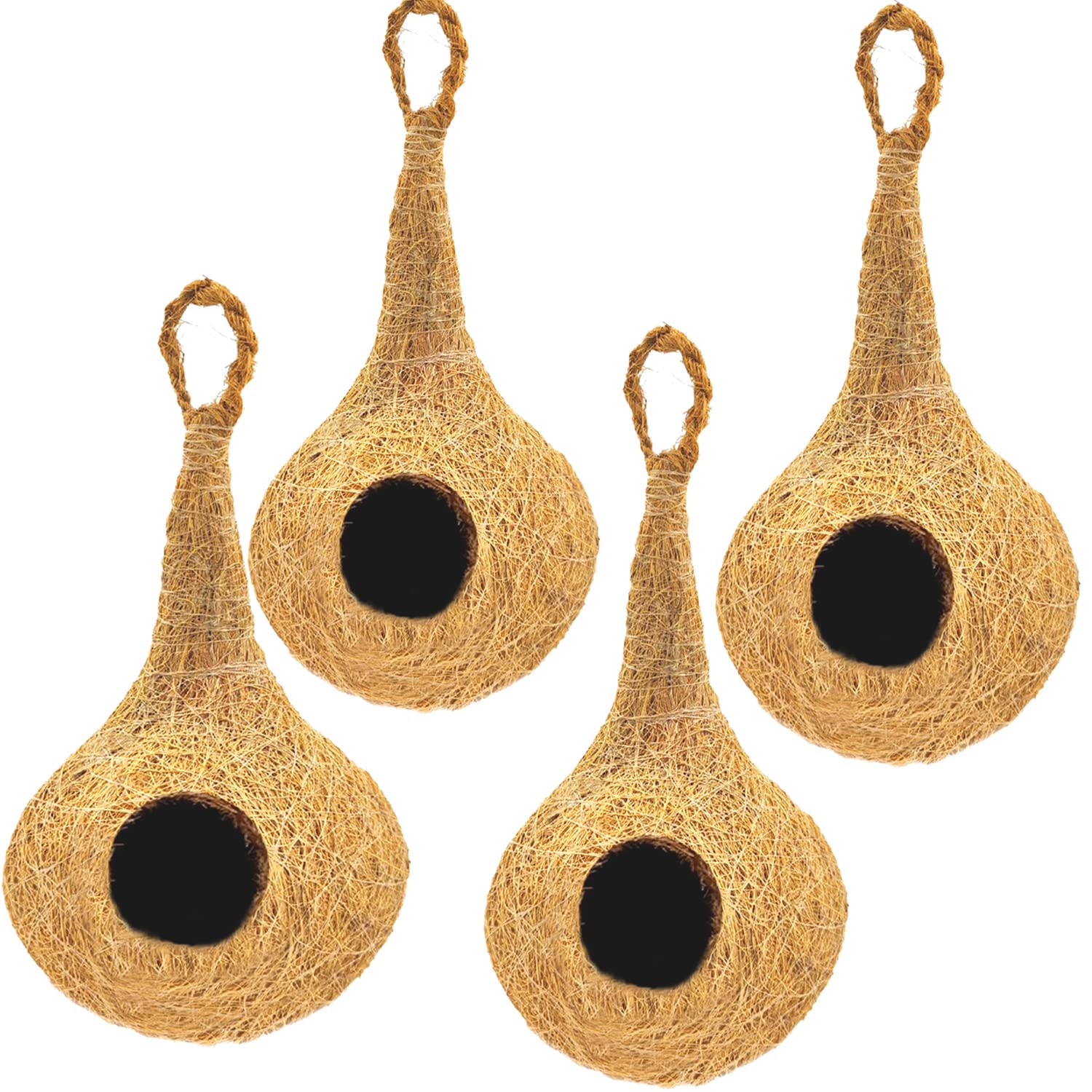 LIVEONCE Natural bhaya Bird nest for Cages and breeding for All Medium,Small Birds with self adheshive Hanging Hooks Pack of 4 (B0BTBXXV5D) Amazon Price History, Amazon Price Tracker