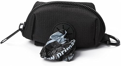 Miniatura 7 de Prima Pets Accesorio para correa para bolsas de excremento de perro, incluye 1 rollo de bolsas para excrementos, dispensador de bolsas de desechos,