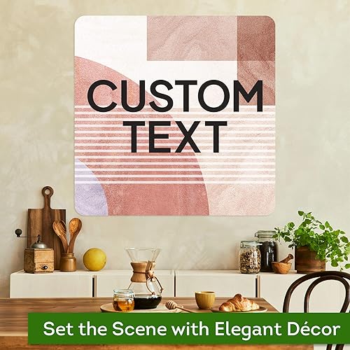 Miniatura 509 de My Sign Center - Letrero personalizado, 11 colores de fuente, 13 estilos de fuente, 4 opciones de agujero, 22 tamaños, 8 x 32 pulgadas, sin óxido,