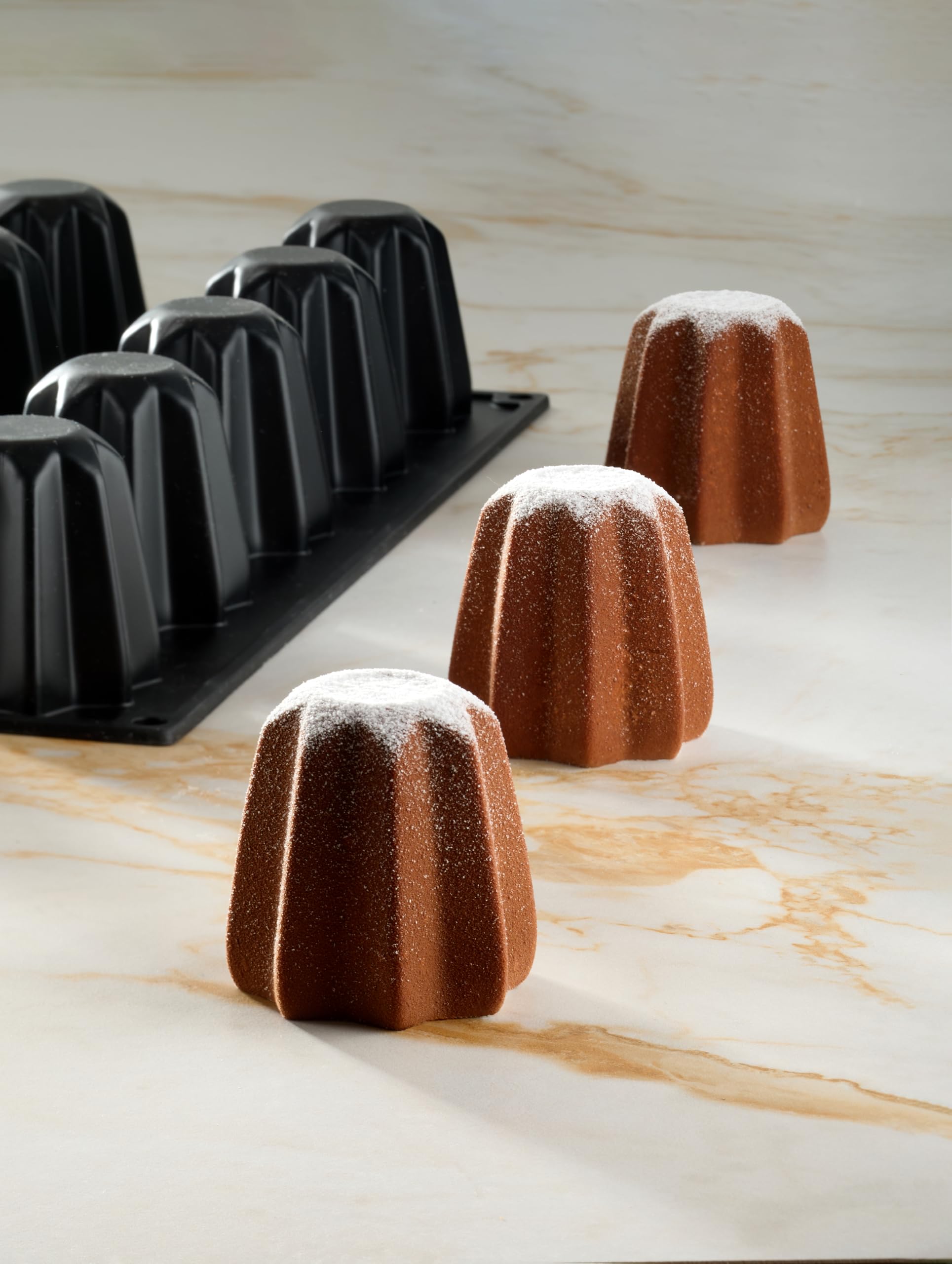 Generico Moldes de silicona para pasteles PX43114 Pandoro - Accesorios profesionales para Navidad y pastelería - Moldes individuales para repostería - Moldes profesionales