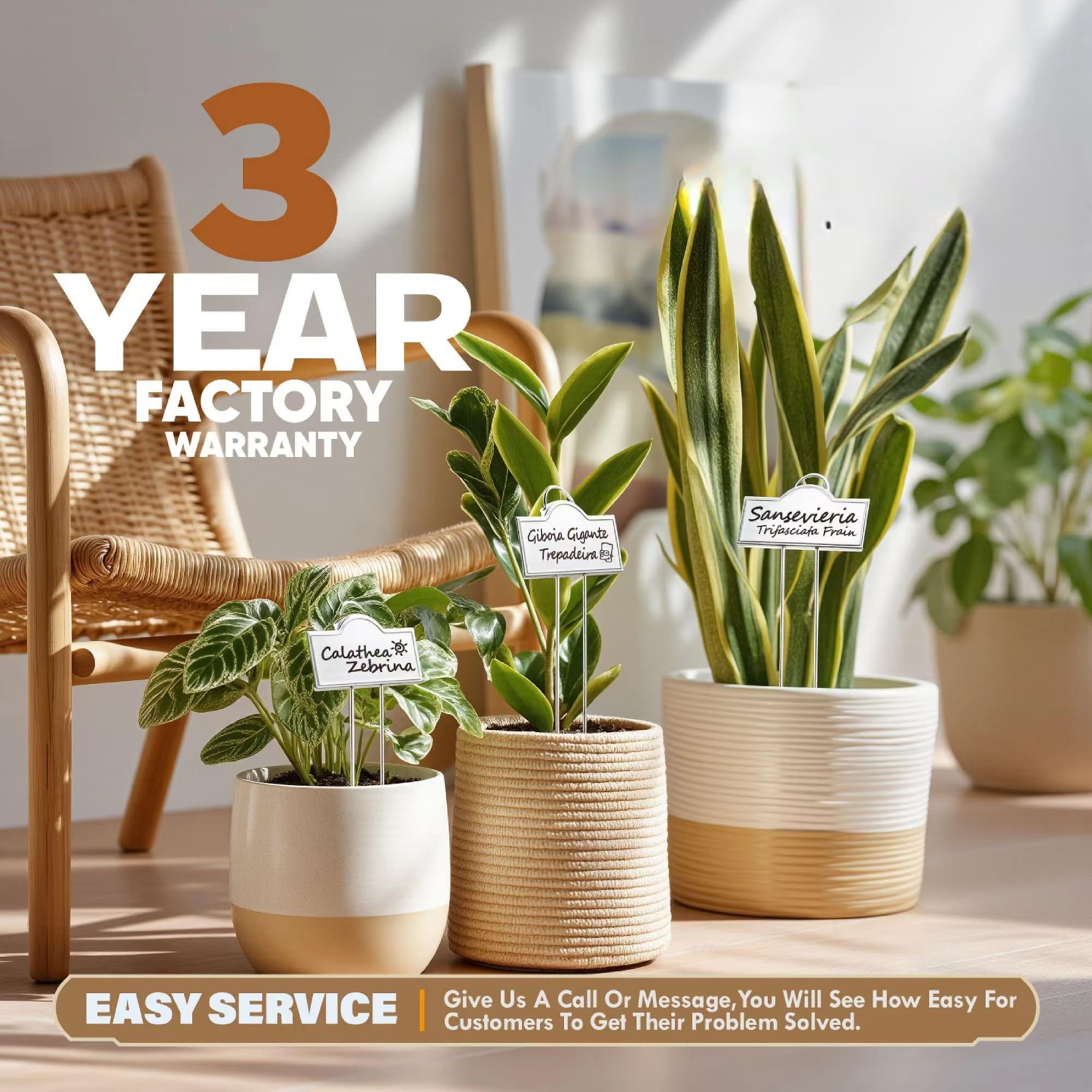 Lot De 25 étiquettes En Métal étanches Pour Plantes Et Légumes, Herbes, Semis, Fleurs Avec Un Stylo, Zone D'étiquette 9,5 X 3,5 Cm De Hauteur 27 Cm