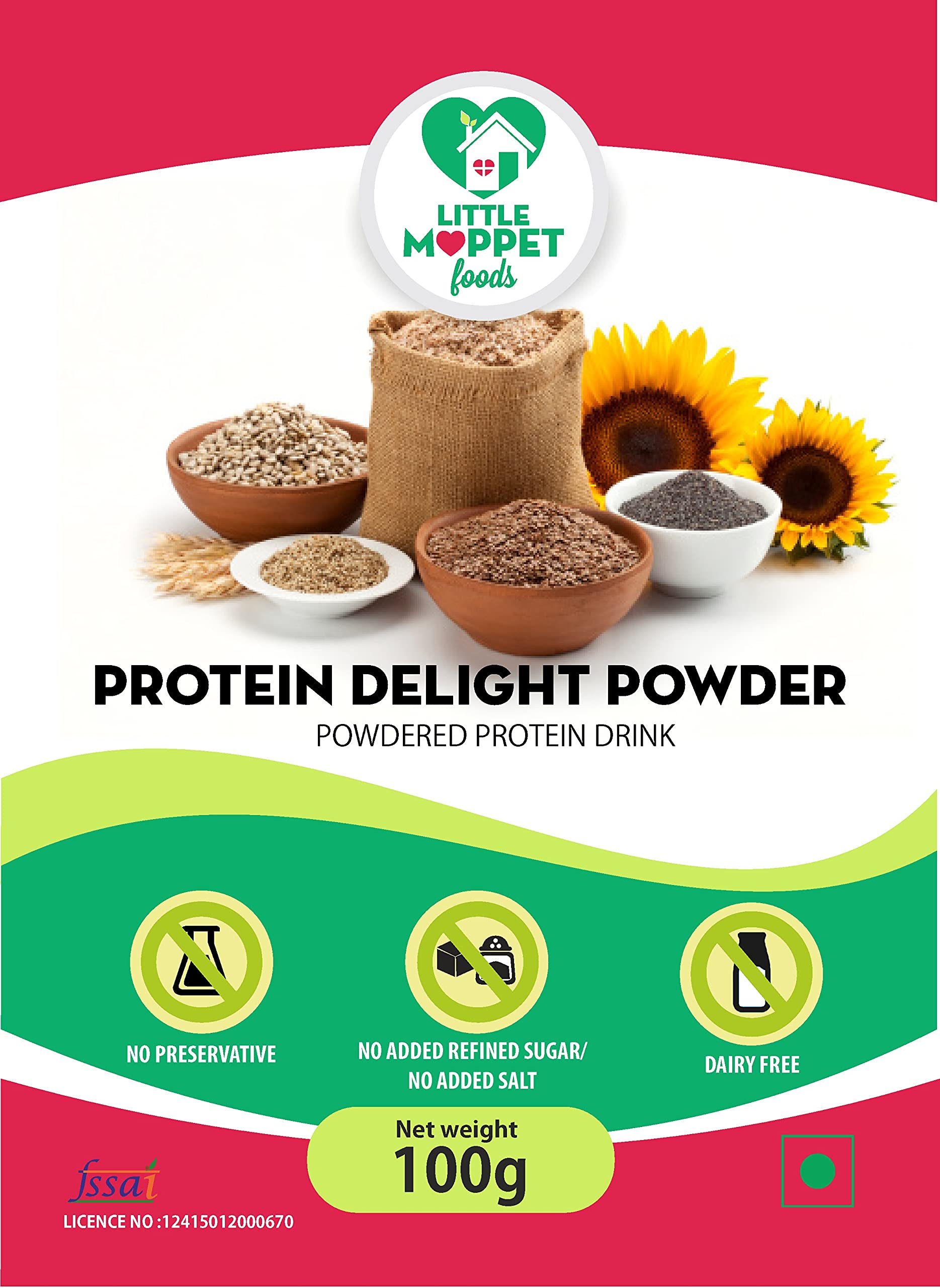 Little Moppet Foods Protein Delight Powder Supersaver - 100g Each — Amazon image 5
