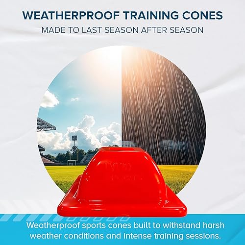 Miniatura 4 de LVL10 Pro - Conos de entrenamiento  Mini conos de fútbol de 2 pulgadas para entrenamiento deportivo  para ejercicios de baloncesto, fútbol,