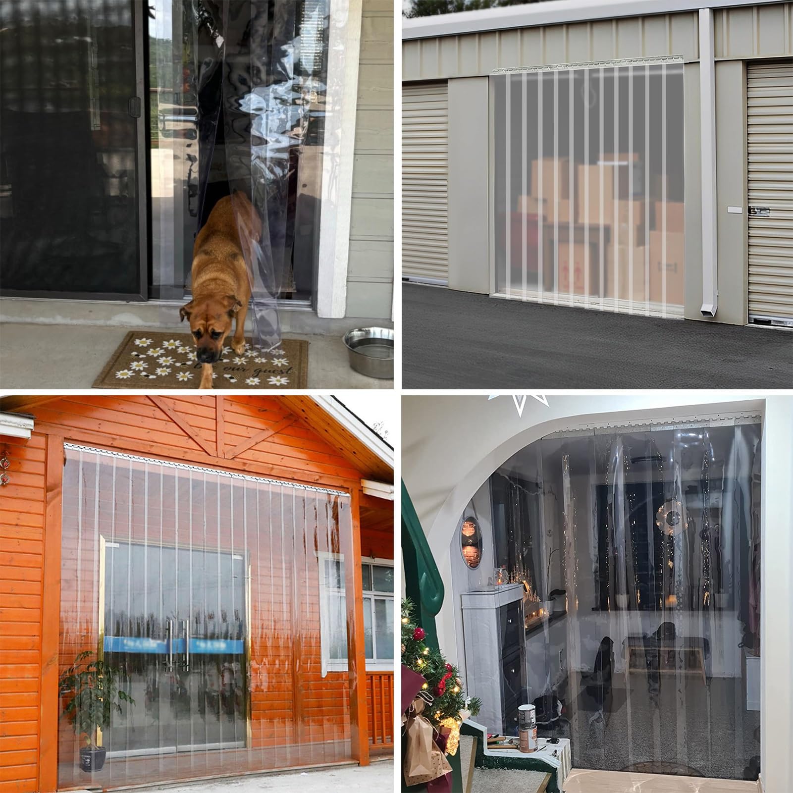 Pionowe żaluzje z PCW, przezroczysta winylowa zasłona drzwiowa do chodzenia, zamrażarek, magazynów, patio, przestrzeni przemysłowych, sklepów, 120 x 200 cm, trwała i łatwa w instalacji