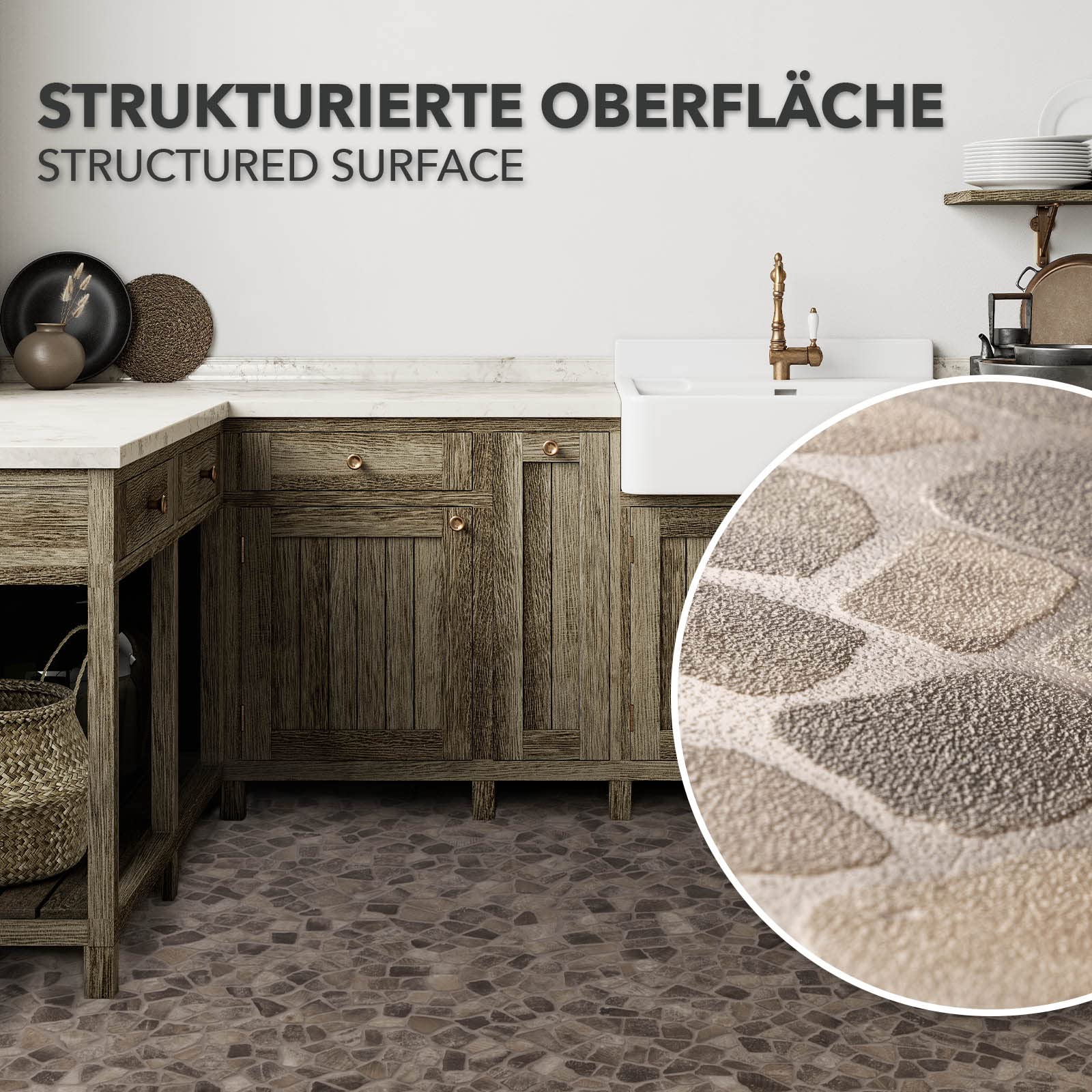 Revêtement de sol CV Atlantic | Pure Oak 009S | Diverses largeurs - FR