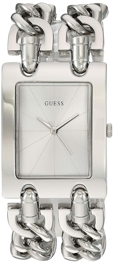 Amazon.com: GUESS Women's Silver-Tone Multi-Chain Bracelet