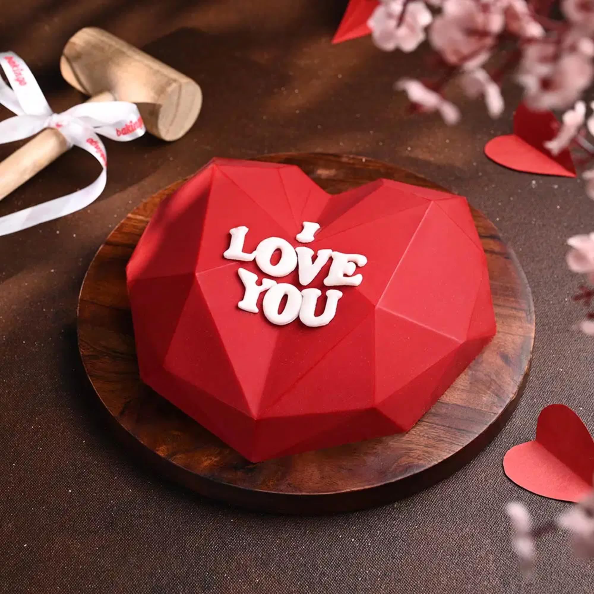 Bakingo 500g Delicious Silky Smooth Fresh Hearty Love Chocolate Pinata Cake For Birthday & Anniversary Cake, Valentine Day Cake For Boyfriend, Girlfriend, Husband & Wife (Same Day Delivery)-image-40